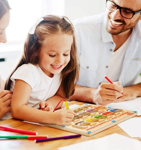 ! Woods™ Magnetisch Sorteerbord – Educatief Doolhofspel voor Kinderen