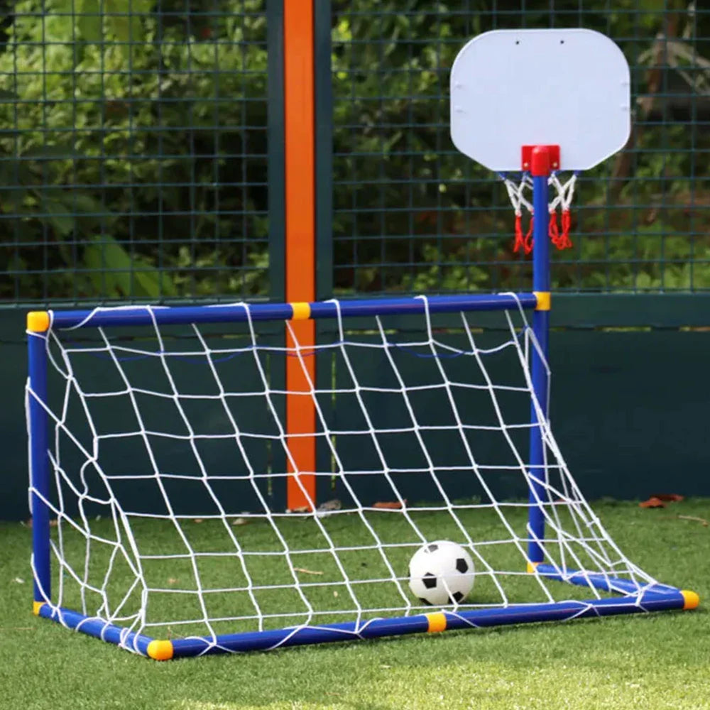 8 Kids Ball Games - Dubbel Speelplezier - Voetbal & Basketbal Speelgoed Set