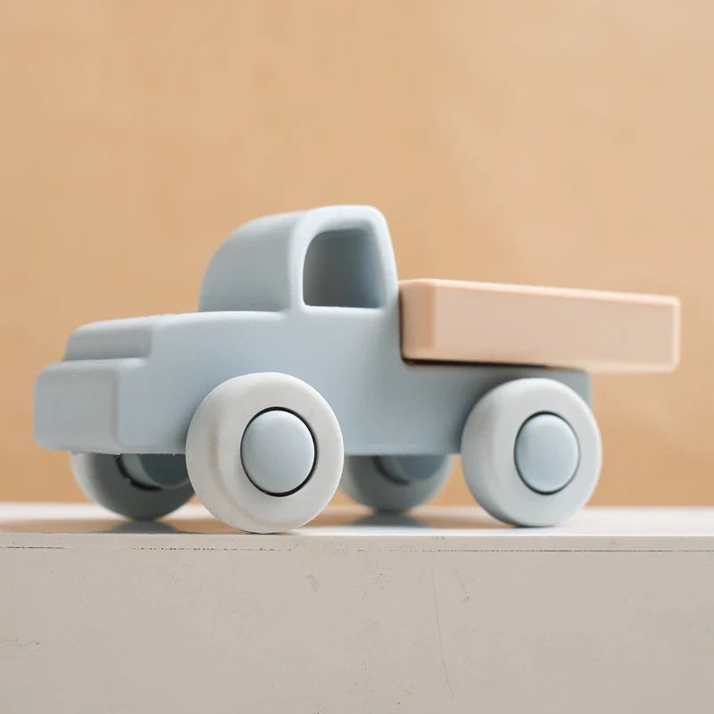 7 Mini Motion™ – Rollen & Bijten – Silicone Voertuig Speelgoed