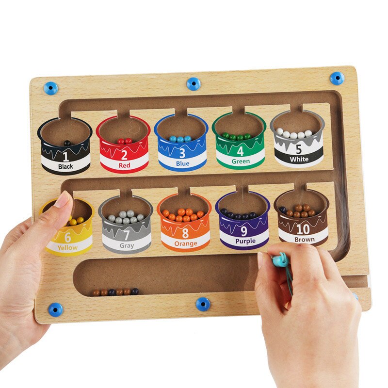 ! Woods™ Magnetisch Sorteerbord – Educatief Doolhofspel voor Kinderen